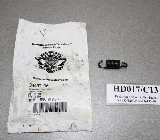 Pružina aretace kulisy řazení Harley Davidson Sportster XL 883/1200