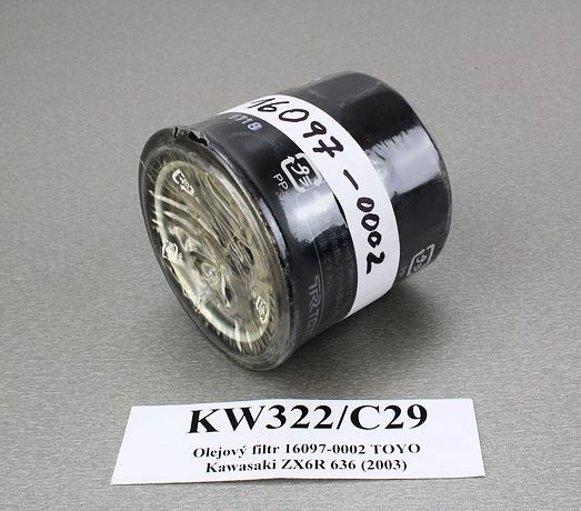 Olejový filtr TOYO No:16097-0002 Kawasaki ZX 6 RR 636