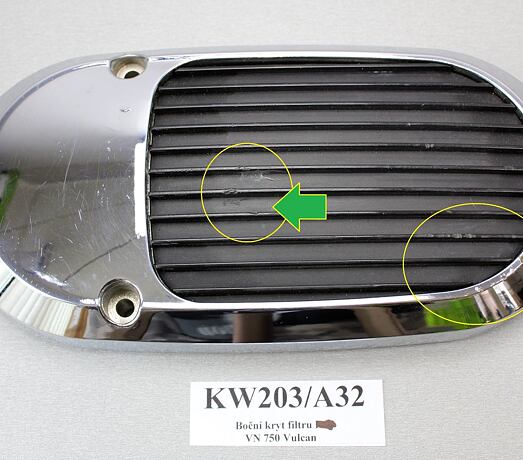 Boční kryt filtru P/L Kawasaki VN 700/750 Vulcan
