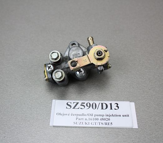 Olejové čerpadlo / Oil pump No:16100 48020 Suzuki RE 5 Wankel