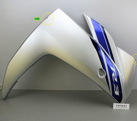 Boční kapota, pravá No:1WD-F835K-00 Yamaha YZF R3