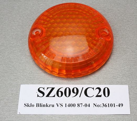 Sklo Blinkru No:36101-49 Suzuki VS 800 Intruder