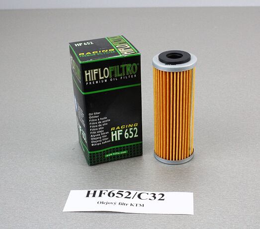 Olejový filtr HF 652  KTM 773.38.005.100 , KTM 773.38.005.101 KTM EXC 350/450 F 17