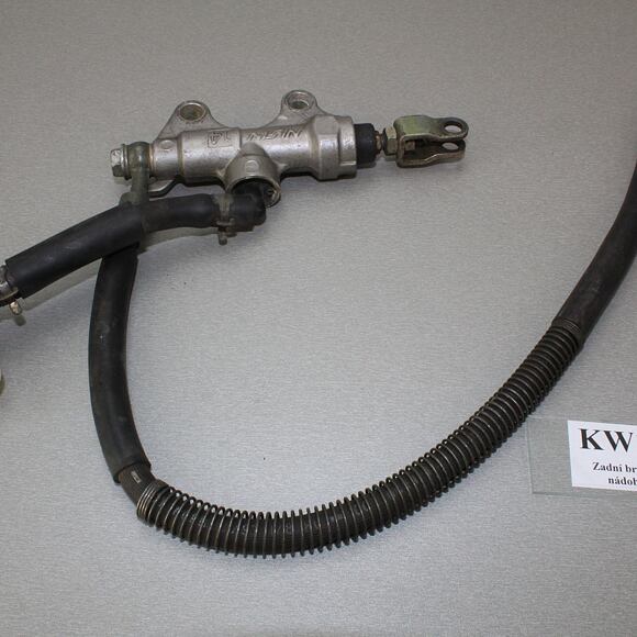 Brzdová pumpa zadní,hadice, nádobka Kawasaki KLR 650