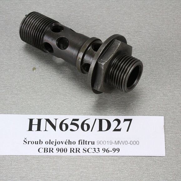 Šroub olejového filtru, výměníku 90019-MW0-000 Honda CBR 900 RR Fireblade SC33