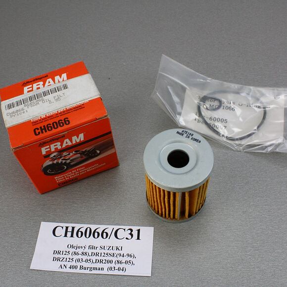 Olejový filtr  Fram CH6066 SUZUKI 16510-25C00